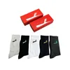 Designer Mens Women Cotton Socks Classic Hook Ankle Breattable Football Basketball Sport Stocking With Present Box.