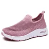 Chaussures décontractées été femmes baskets respirant maille chaussure chaussures femme plate-forme souple femme Slip-ons grosse Sneaker plat Tenis Feminino