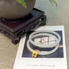 Bangle smycken Dubbelskiktarmband transparent naturligt mode rent glas kinesisk charm utsökta 58-62mm man