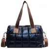 Shoulder Bags Women Bag Canvas Ladies Top-hand Rhombic Lattice Large Capacity Simple Temperament For Weekend Vacation