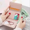 Women Wormeds Female Short Design Fi Tre piega Borsa Simple Studente Clutch Clot Holder Borse J5S3#