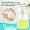 Distributeur de savon liquide 300ML, Type fleur, bouteille en mousse rechargeable, désinfectant pour les mains, fournitures de salle de bain pour enfants, voyage