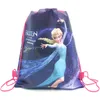 12pcs congelados Anna Elsa Princto Carto Crianças Drawstring Backpack Shop School School Party Bags Gifts Gifts 86Ei#