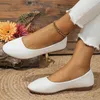 Scarpe casual Appartamenti Donna Fannullone Superficiale Accogliente Sandali morbidi Estate 2024 Marca Abito da passeggio Stilista Chaussure Femme