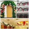 Fleurs décoratives 2.7M couronne de rotin artificiel décor pin décoration de noël pour enfants maison Navidad noël ornement suspendu