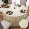 Table Cloth Waterproof Oil Resistant And Scald Tablecloth Large Circular Dining For Household Use In Restaurants