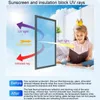 Window Stickers 1PC Practical Film Kit Opaque Privacy Protection UV Blockering av glasisolering