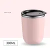 Tumblers escritório casa leite café copo térmico com tampa deslizante à prova de respingo ideal para bebidas / bebidas de gelo