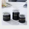 Premium 20 g 30 g 50g Black Glass Cosmetische potten met acryldeksel voor crème