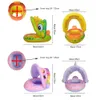 Anillos de natación inflables para bebés, asiento para niños, sombrilla flotante, círculo de natación 240322