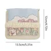 large Capacity Mini Cosmetic Bag Bear Candy Color Sanitary Napkin Storage Bag Cott Cloth Small Item Bag Fr Coin Purse D9jE#