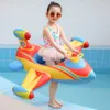 Enfants Avion Infantile Flotteur Piscine Anneau De Natation Gonflable Cercle Bébé Siège avec Volant Summer Beach Party Jouets 240322