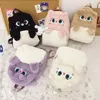 Okul çantaları sevimli sırt çantası kadınlar için karikatür kızlar için kitap kitap küçük kawaii çanta kabarık mini sırt çantaları çok yumuşak arka paket