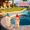 Miniaturas homhi impertinente nu gnome estátua jardim ao ar livre engraçado gramado sexy decoração ornamentos inapropriado casal bêbado pequena estatueta hbj026