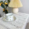 Table Cloth Vintage Lace Tablecloth Hollow Table Cover for Party Banquet Embroidered Coffee Dinning Table Cloth Wedding Decor Y240401