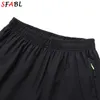 Shorts masculinos Board Men Summer Gym Calças Curtas Esportes Secagem Rápida Zipper Bolsos Treinamento Running Mens Workout