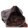 Backpack Europe Canvas Leather Backpacks Men Women 14" Laptop Daypacks Waterproof Rucksacks Large Waxed Travel Back Packs