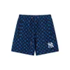 Nowe m * b Yankees Shorts, Summer New Unisex Vintage Full Print Sports i Casual Capris