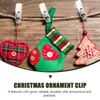 Frames 100pcs Clip multi-usines Christmas Ornament Bolders Ordal Adorment Clips