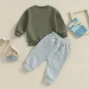 Set di abbigliamento Tiaham Vestiti per neonato Abiti per piccoli ragazzi Felpa alla moda per ragazze Pantaloni della tuta Top per bambini