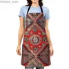 Grembiuli estetici da donna cucina grembiule originale ragazza impermeabile ragazza cantiera cameriera lavoro apron a prova di olio marocco vintage persia y240401xa6b