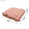 Cushion/Decorative Pillow Throw Elastic fluffy soft cushion touch sofa Sherpa square woven chair cushion home furnishings Y240401