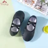Girls Kids PU Leather Pointe Shoes Full Sole Dance Slippers High Quality Ballerina Boys Children Practice Shoes For Ballet