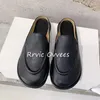 Scarpe casual primaverilo autunno tondo tondo vera pelle vera nonna piatta da donna a colori solidi mules pigri pigri comodi pantofole per vacanze