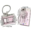 Ins Crystal Butterfly Photocard Holder Transparent 3 tum Photo Sleeve Student Bus ID Case Kpop Idol Photo Card Protector Z7am#