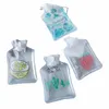 cute Mini Transparent Hot Water Bottles Portable Hand Wr Water Cooling Cold Cool Ice Bags Summer Carto Reusable Ice Pack g6Fl#