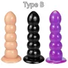 Grandi perline ano Dildo anale Ventosa Butt Plug Massaggiatore Tappi a sfera Giocattoli per coppie Donne Juguetes Sexuales Girl Sex Shop 240326