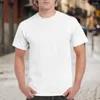 Men's T Shirts Casual Cotton T-shirt Quick Dry Sports With O Neck Diy Print Breathable Sweat Absorbing Athletic Top For Summer