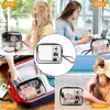 Schwarz Transparent Reise Kosmetiktasche Fi Wasserdichte PVC Kulturbeutel Neue Make-Up Aufbewahrungstasche Tragbare Klare Reißverschluss W R3zc #