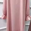 Vêtements ethniques Ramadan Musulman Abaya Khimar Prière Vêtement Eid Robe à capuche Burqa Robes Islam Arabe Overhead Set Robe modeste Robes