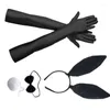 Party Supplies Ohren Stirnband Cosplay Kostüm Hairhoop Krawatte Arm Handschuhe Kopfschmuck Maskeraden Kopfschmuck Animes Outfit