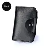 Echt lederen unisex Busin -kaarthouder Wallet Bank Credit Card Case ID Holder Bag Men Women Cardholder Minimalistische portemonnee U2WN#