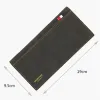 Nieuwe slanke mey portemonnee mannelijke drievoudige lg led lederen portemonnee fi eenvoudige grote capaciteit portemonnee heren creditcardhouder koppelingszak p9r2#