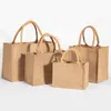 vintage Linen Tote Bag Women Retro Handbag Reusable Shop Bags k4Gv#