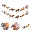 Party Decoration 2 Pcs Race Day Flag Derby Decorations For Horse Garland Paper Birthday Racing Banner