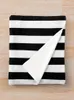 Blankets Black And White Striped Duvet Cover - Throw Blanket Personalized Gift Fluffy Soft