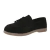 Casual Shoes Spring/Summer 2024 Women's Lazy Step On Flat Bottom Comfortable Low Heel Round Toe Large Single Shoe