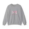 Sweats à capuche pour femmes Just Put A Bow On It Sweatshirt Ludique Chic Confort Chemise sans effort Coquette Esthétique Y2k Mignon Rose Kawaii Harajuku