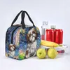 Shih tzu Starry Night Isulate Danding Sacs for Women Fallproof Pet Dog Warm Cooler Thermal Lunch Tote Kids School Children K4ao #