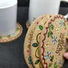 الحصير المائدة 8pcs المطبخ الفلين مقاوم للحرارة كوب من وسادة شاي شاي شاي حامل وعاء الحامل ديكور cocina cocina