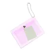 Glitter Transparent Waterproof PVC Karta Karta Karta Busin Uchwyt karty Men Men Card Card Bag Id Mini portfel galaretki