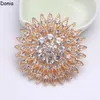 Broches Donia bijoux cour européenne et américaine strass broche haut de gamme cadeau dames manteau écharpe accessoires alliage