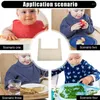 Tavolino per bambini Pochemate in silicone piatto olio e macchia di isolamento resistente alla casa tappetino lavabile per bambini piatto per bambini