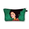 Fi Lady Painting Print Print Cosmetic Bag Woman Portable Travel Makeup Storage Bag