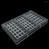 Baking Moulds Rectangle 3D Chocolate Mold DIY Candy Jelly Fondant Cake Decorating Tools Molds
