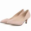 Classic Sexy Pointed Toes 5cm Low Med Kitten High Heels Women Pumps Shoes Spring Brand Design Dress Wedding Shoes Big Size 35-42 240328